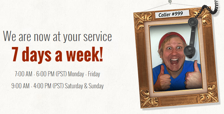 image from CompAndSave's New Extended Customer Service Hours: Call Us 7 Days a Week!