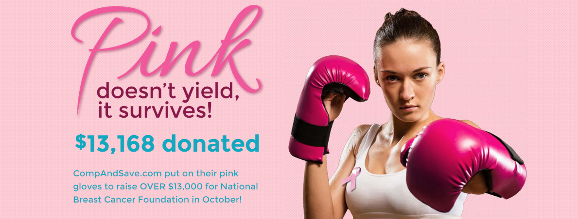 image from CompAndSave Infographic: Fighting Breast Cancer in Small Steps (Results of NBCF Fundraiser)