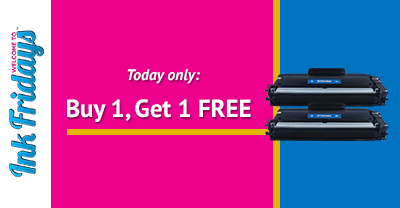 image from Buy 1, Get 1 Free: Brother TN450 Compatible High Yield Laser Toner Cartridges - Ink Fridays™!