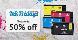 image from Save an extra 50% on HP 950XL / 951XL Replacement (4-Pack) High Yield Ink Cartridges - Ink Fridays™