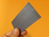 3D Printed Braille Business Card