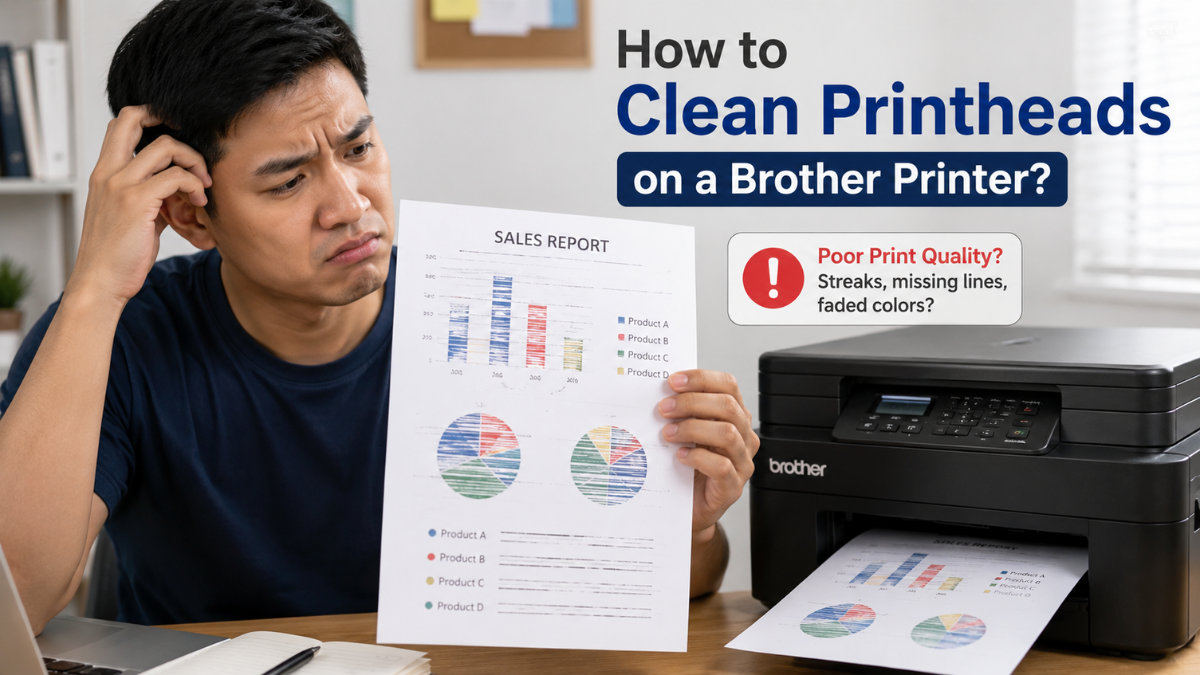 image from How to Clean Printheads on a Brother Printer