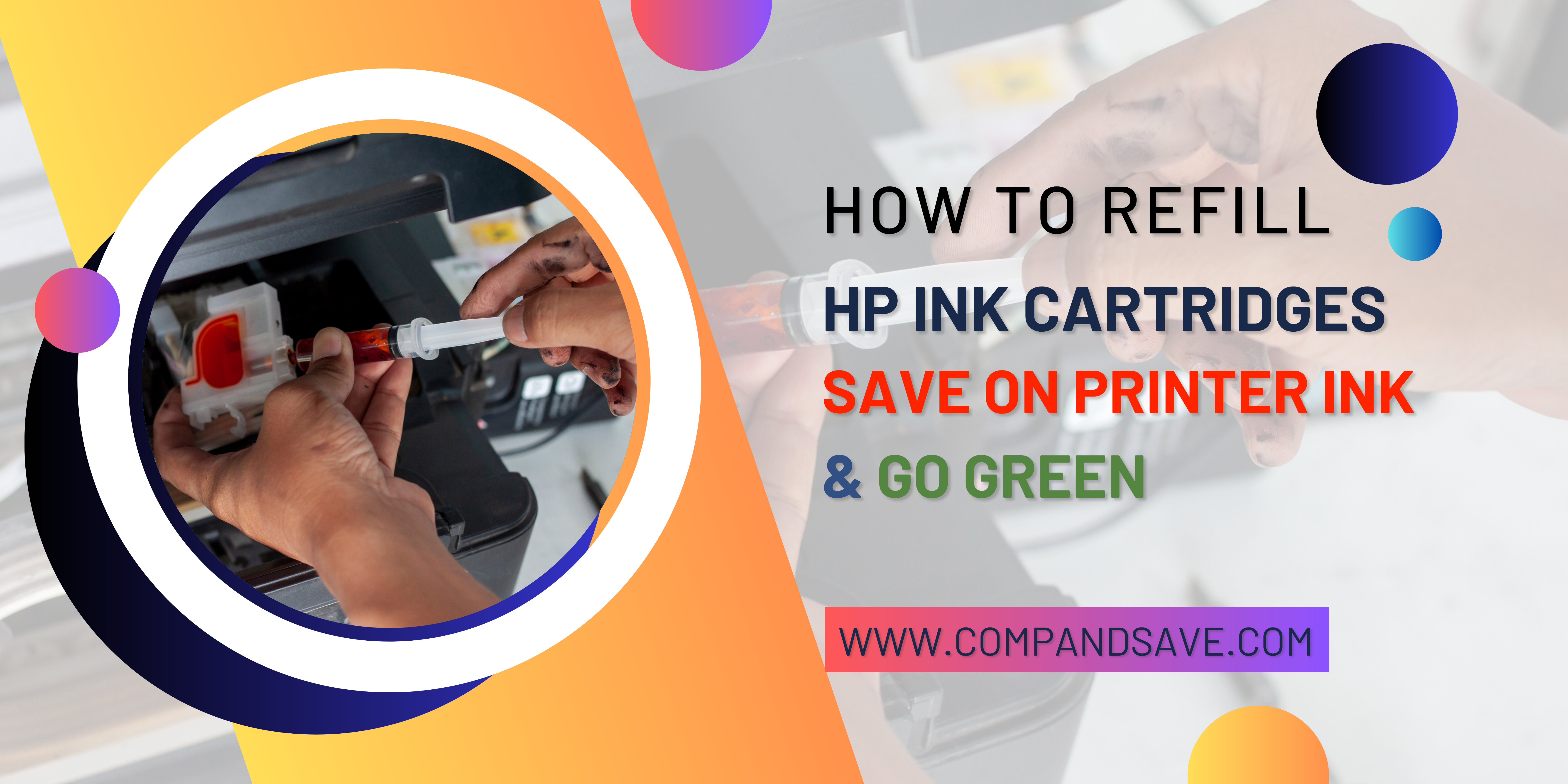 image from How to Refill HP Ink Cartridges: Save on Printer Ink & Go Green