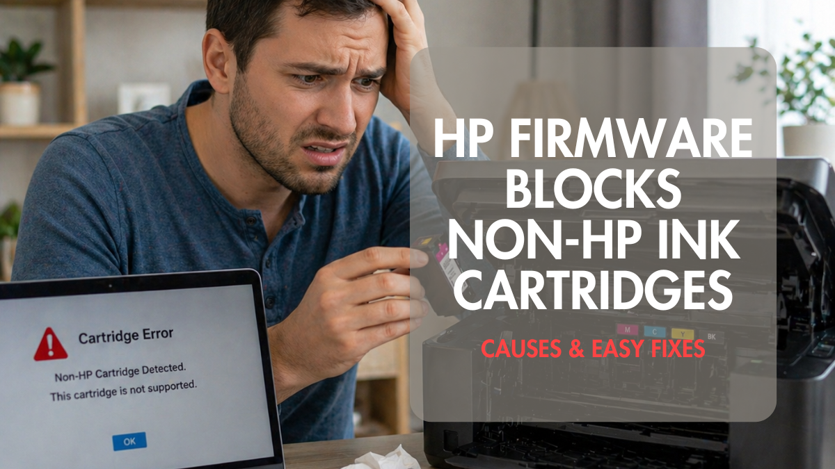 image from HP Firmware Blocks Non-HP Ink Cartridges: Causes & Easy Fixes