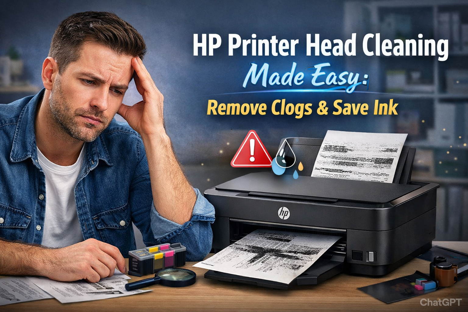 image from HP Printer Head Cleaning Made Easy: Remove Clogs & Save Ink
