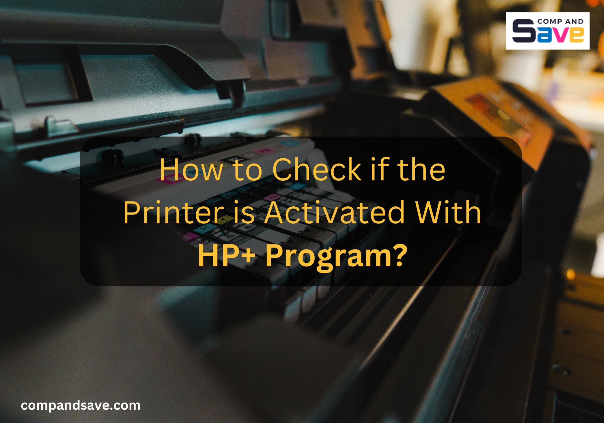 how to check if the printer is activated with hp+ program