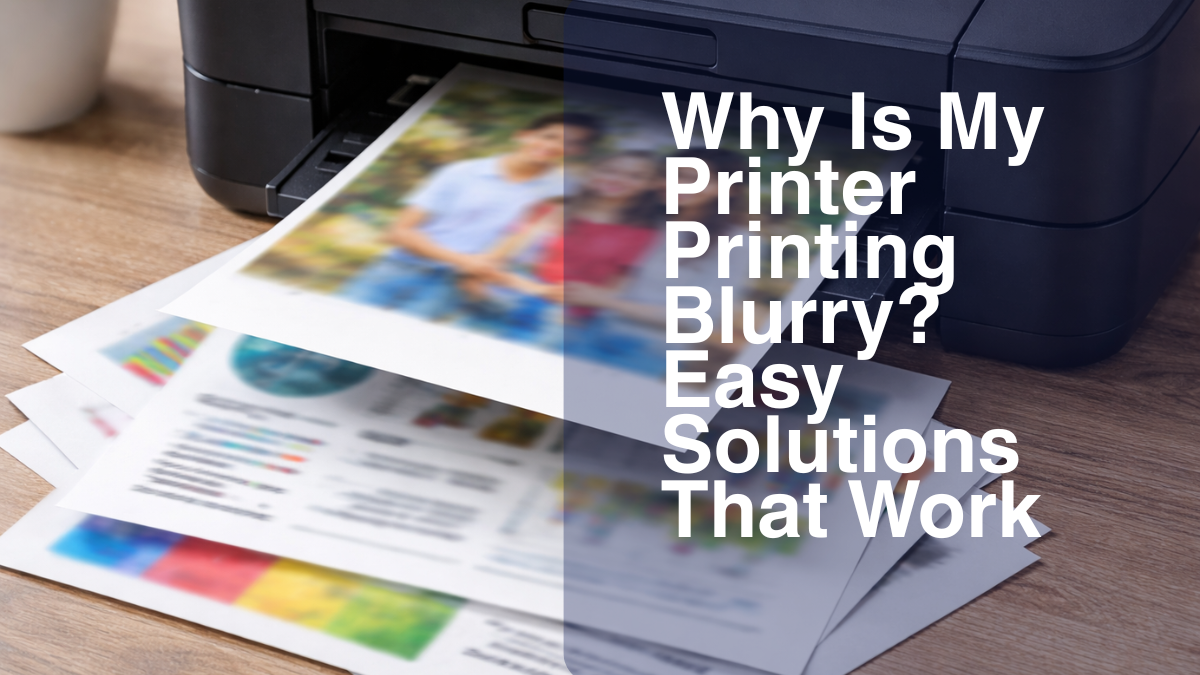 image from Why Is My Printer Printing Blurry? Easy Solutions That Work