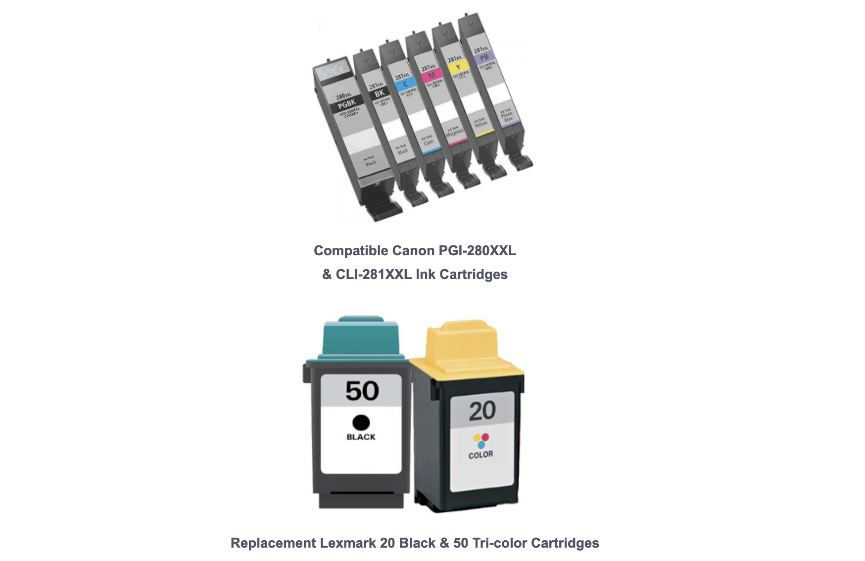 Compatible Canon ink cartridge
