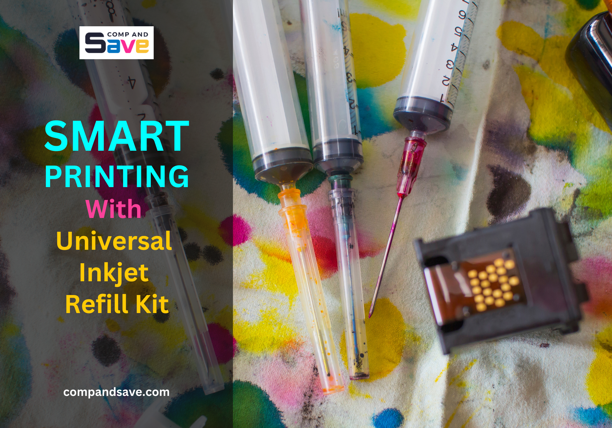 image from Smart Printing with Universal Inkjet Refill Kit: CompAndSave