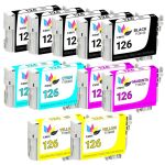 Epson 126 T126 Black & Color 11-pack High Yield Ink Cartridges