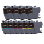 Compatible Brother LC-401 Ink Cartridges Combo Pack of 10: 4 Black, 2 Cyan, 2 Magenta, 2 Yellow