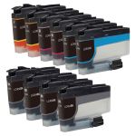 Brother LC404 Ink Compatible Cartridges 10-Pack: 4 Black, 2 Cyan, 2 Magenta, 2 Yellow