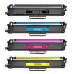 Super High Yield Brother TN229XXL Toner Cartridges Combo Pack of 4: 1 Black, 1 Cyan, 1 Magenta, 1 Yellow