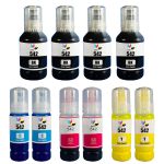 Ultra High Yield Epson 542 Ink Bottles 10-Pack: 4 Black, 2 Cyan, 2 Magenta, 2 Yellow