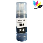 High Yield Epson 552 Black Ink Bottle, Single Pack