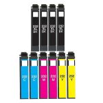 Epson Ink 232XL Cartridges Combo Pack of 10: 4 Black XL, 2 Standard Cyan, Magenta, Yellow