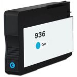 HP 936 Cyan Ink Cartridge, Single Pack