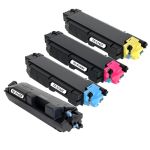 Compatible Kyocera TK-5142 Toner Cartridges Combo Pack of 4 : 1 Black, 1 Cyan, 1 Magenta, 1 Yellow