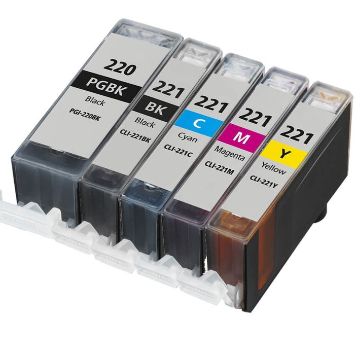 Vertrouwen op Namens Humanistisch Canon 220 and 221 Ink Cartridges Combo Pack of 5 @ $19.95
