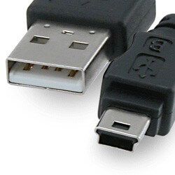 USB 2.0 Hi-Speed A to Mini B Device Cable 6ft. / AM Mini BM (5