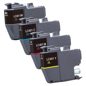 Brother LC401XL Cartridges Single and Combo Packs