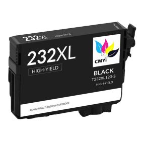 High Capacity Epson 232XL Black Ink Cartridge, Single Pack