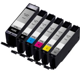 Canon PGI-270XL & CLI-271XL Black & Color 6-pack HY Ink Cartridges