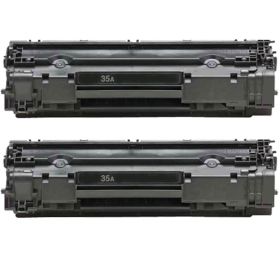 HP 35A (CB435A) 2-pack Black Toner Cartridges