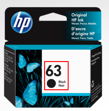 HP 63 Black