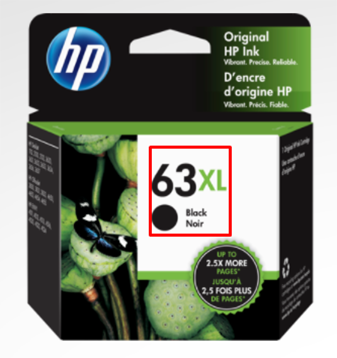 HP 63XL Black